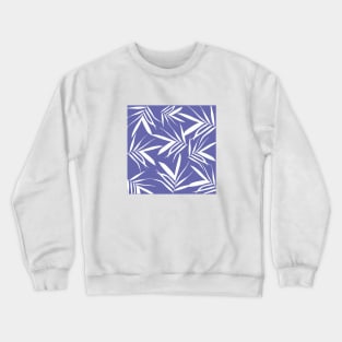 Leaves pattern, leaves, leaf, nature, pattern, digital, illustration, botanical, autumn, fallxmas, summer, painting, tropical, plant, graphicdesign, classic, minimal, decor, acrylic, tropical,  purple, Crewneck Sweatshirt